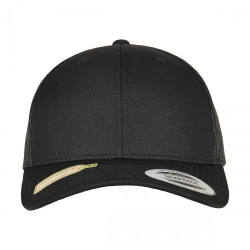 Front - Flexfit Unisex Adult Recycled Polyester Trucker Cap