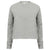 Front - SF Womens/Ladies Slounge Heather Cropped Sweatshirt