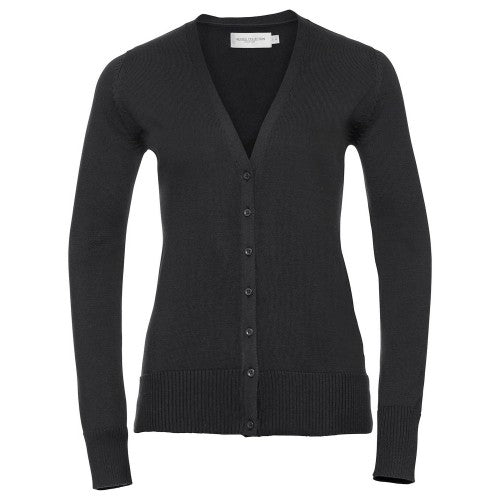 Front - Russell Collection Womens/Ladies Knitted Cardigan