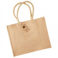 Front - Westford Mill Classic Jute Shopper Bag