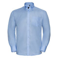 Front - Russell Collection Mens Ultimate Non-Iron Long-Sleeved Formal Shirt