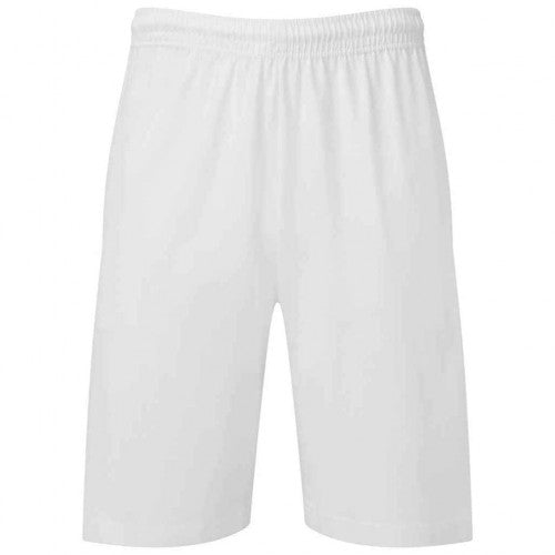 Front - Fruit of the Loom Mens Iconic Jersey Shorts