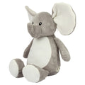 Front - Mumbles Zipped Elephant Plush Toy