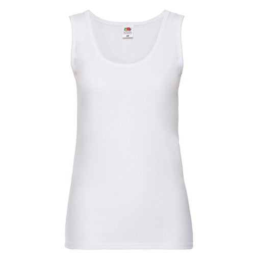 Front - Fruit of the Loom Womens/Ladies Valueweight Lady Fit Vest Top