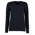 Front - Kustom Kit Womens/Ladies Arundel V Neck Long-Sleeved Sweater Top