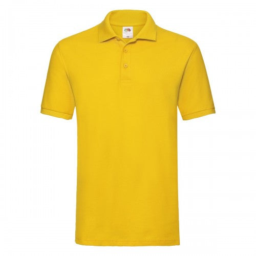 Front - Fruit of the Loom Mens Premium Pique Polo Shirt