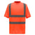 Front - Yoko Unisex Adult Hi-Vis Safety Short-Sleeved T-Shirt