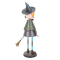 Front - Something Different Metal Witch With Broom Ornament
