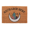 Front - Something Different Natural Recharge Here Crystal Door Mat