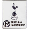 Front - Tottenham Hotspur FC Official Metal Football Crest No Parking Sign