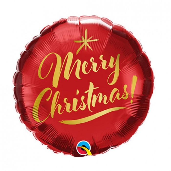 Front - Qualatex Christmas Foil Balloon