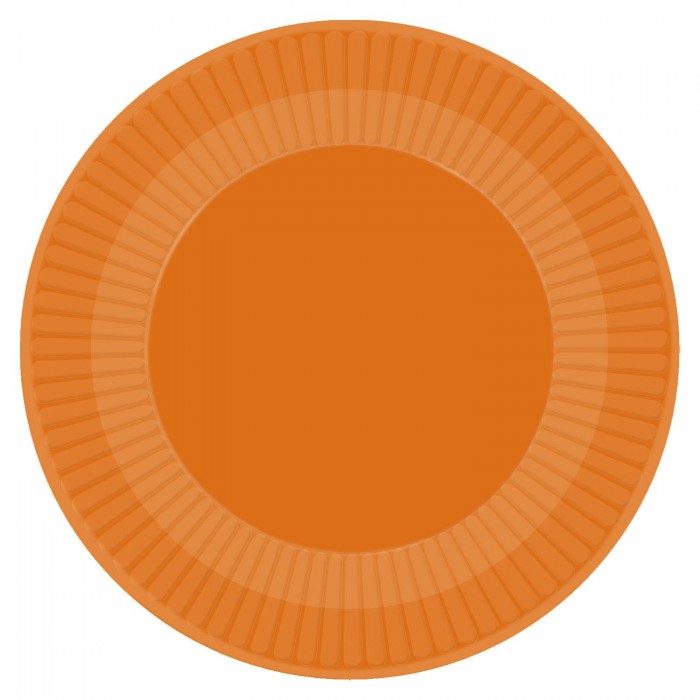 Front - Amscan Paper Pumpkin Halloween Disposable Plates (Pack of 8)