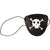 Front - Unique Party Pirate Plastic Eye Patch (Pack of 8)