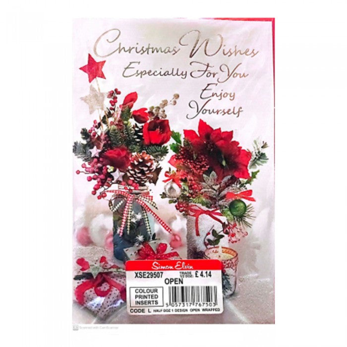 Front - Simon Elvin Especially For You Christmas Card (Pack of 6)