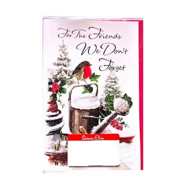Front - Simon Elvin For The Friend We Don´t Forget Christmas Card (Pack of 6)