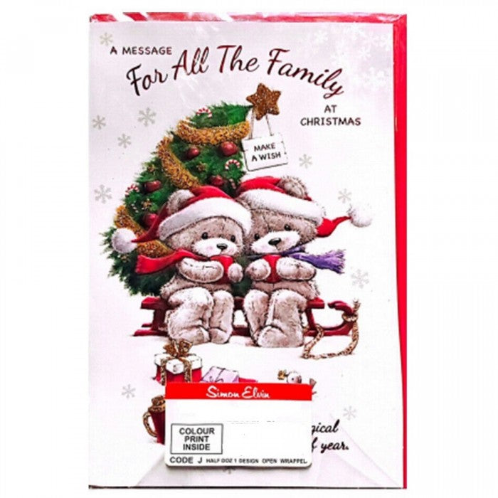 Front - Simon Elvin For All The Family Christmas Card (Pack of 6)