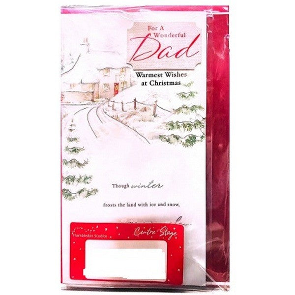 Front - Simon Elvin For A Wonderful Dad Christmas Card (Pack of 6)