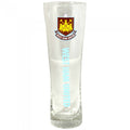 Front - West Ham United FC Official Wordmark Football Crest Peroni Pint Glass