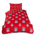 Front - Liverpool FC Crest Reversible Duvet Set