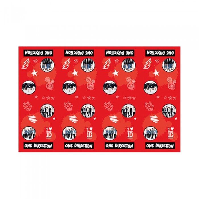 Front - One Direction Plastic Party Table Cover