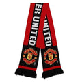 Front - Manchester United FC Text Winter Scarf