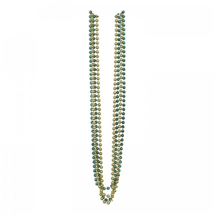 Front - Unique Party Metallic Beaded Necklace (Pack of 4)