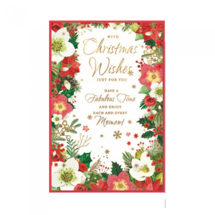 Front - Simon Elvin Have A Fantastic Time Christmas Greetings Card (Pack of 6)
