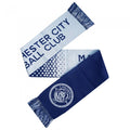 Front - Manchester City FC Official Fade Football Crest Supporters Scarf