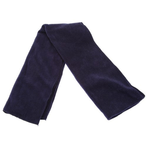 Front - Mens Plain Thermal Polar Fleece Winter/Ski Scarf