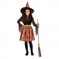 Front - Smiffys Girls Witch Vintage Halloween Costume Set