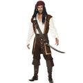 Front - Smiffys Mens High Seas Pirate Costume Set
