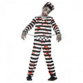 Front - Smiffys Childrens/Kids Zombie Convict Costume Set