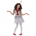 Front - Smiffys Girls Vintage Clown Costume Set
