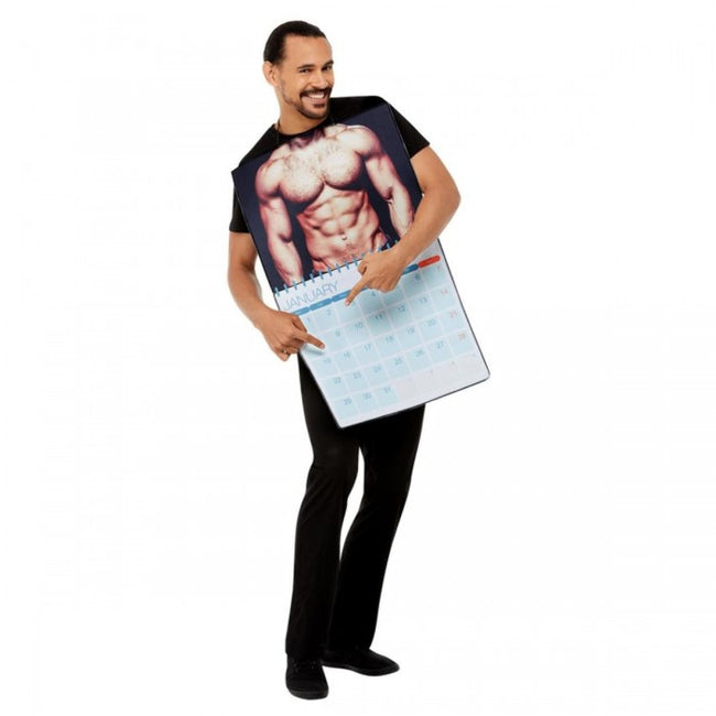 Front - Smiffys Mens Calendar Tabard