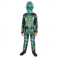 Front - Smiffys Childrens/Kids Skeleton Gamer Glow In The Dark Costume Set
