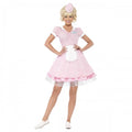 Front - Smiffys Womens/Ladies 50s Diner Costume Set