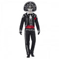 Front - Smiffys Mens Deluxe Senor Bones Day Of The Dead Costume Set
