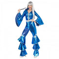 Front - Smiffys Womens/Ladies 70s Dancing Dream Costume