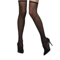 Front - Smiffys Womens/Ladies Fishnet Hold Up Stockings