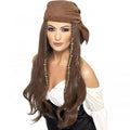 Front - Smiffys Pirate Wig Set