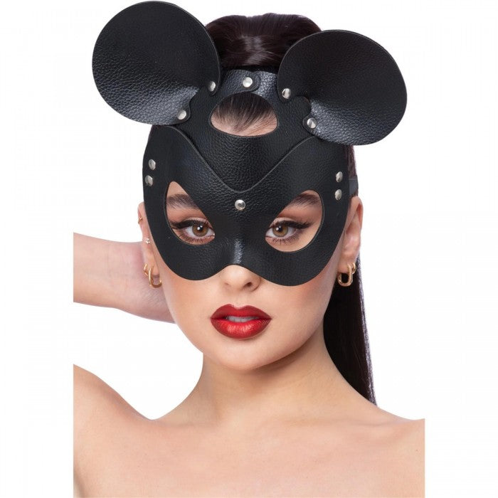 Front - Smiffys Womens/Ladies Fever Mouse Leather Mask