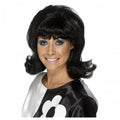 Front - Smiffys Womens/Ladies 60s Flick-Up Wig