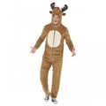 Front - Smiffys Unisex Adult Reindeer Christmas Costume