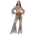 Front - Smiffys Womens/Ladies Flower Power Hippy Costume
