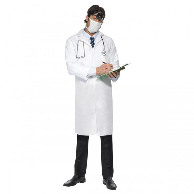 Front - Smiffys Unisex Adult Doctor Costume