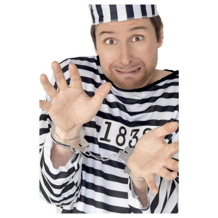 Front - Smiffys Plastic Handcuffs Costume Prop