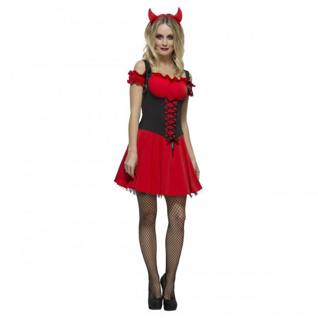 Front - Fever Womens/Ladies Wicked Devil Costume Set