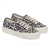 Front - Superga Womens/Ladies 2750 Leopard Print Lace Up Trainers