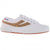 Front - Superga Womens/Ladies Cheetah Print Cowhide Leather Trainers