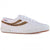 Front - Superga Womens/Ladies 2953 Cotu Leopard Print Cowhide Leather Trainers